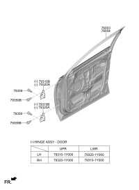 76003S3000-Door assy-front lh