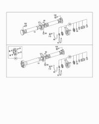 9064100781-BEARING BRACKET/RR/W204
