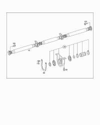 9064101181-BEARING BRACKET/RR/W204