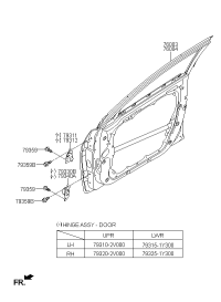 76003B3000-Door assy-front lh