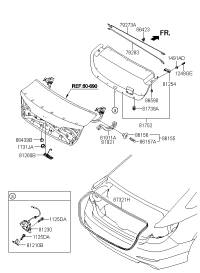 79283C1000-BAR TRUNK LID HINGE TORSION,RH