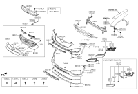 863622W010-COVER-RADIATOR GRILLE UPR