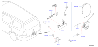 90519CJ000-CABLE ASSY-BACK DOOR OPENER