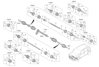 49500O1100-JOINT ASSY-CV LH