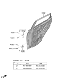 77003O1000-PANEL ASSY-RR DR LH