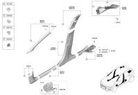 85810O1000TRY-TRIM ASSY-FR PILLAR LH