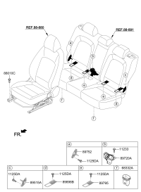 89751O1000-HINGE ASSY-RR SEAT BACK SIDE L