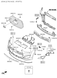 865512V000-Bracket-fr bpr upr side lh