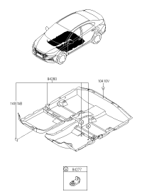 84260F9010TRY-CARPET ASSY-FLOOR