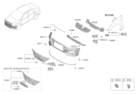 86544F9500-DUCT-FRONT CUSHION,LOWER
