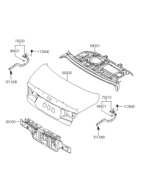 792103L000-HINGE ASSY-TRUNK LID LH