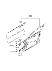 760043L000-PANEL ASSY-FR DR RH