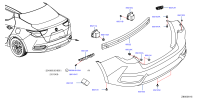 H52105MAAH-STAY ASSY-REAR BUMPER,RH