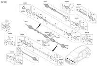 49501S6000-SHAFT ASSY-DRIVE,RH