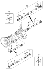 491003E020-PROPELLER SHAFT,FRT