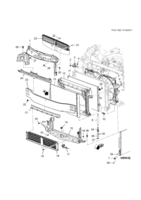 26253061-Wire, radiator damper (for rear 20170921)