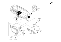 96545D1000-Wiring assy-keyboard