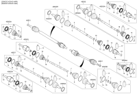 49500C3200-JOINT ASSY-CV LH