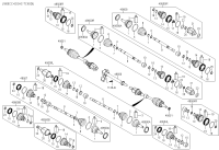 49500C3000-JOINT ASSY-CV LH