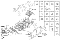 84120B3000-PAD ASSY-ISOLATION DASH PANEL