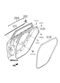 83220B3010-W/STRIP ASSY-RR DR BELT O/S RH