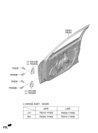 76003BU000-Door assy-front lh