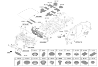 71238BU000-EXTENTION ASSY-COWL SIDE MTG,L