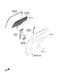83460BU000-MOTOR ASSY-P/WDO REG RR RH