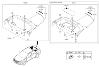 85610B3100VYN-TRIM ASSY-PACKAGE TRAY RR