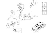 85888B3500RYN-TRIM-RR STEP PLATE RH