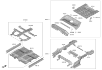 65710AZ000-MEMBER ASSY-REAR FLOOR SIDE,LH