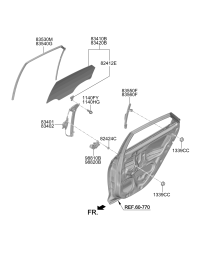 83460J1010-MOTOR ASSY-P/WDO REG RR RH