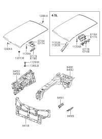 641003B201-PANEL COMPL-RADIATOR SUPT