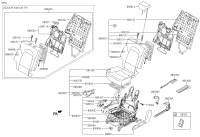 89260A1000W4W-Coverassy-2nd seat cushion, rh