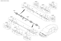 49500J1000-JOINT ASSY-CV LH