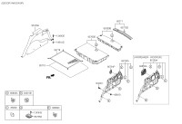 857302B000HZ-TRIM ASSY-LUGGAGE SIDE LH