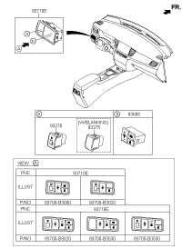 93700B3550RYN-SWITCH ASSY