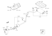 28610C9150-MUFFLER ASSY-FRT