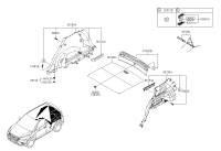 85730C9000NNB-TRIM ASSY-LUGGAGE SIDE LH