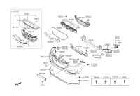 865612Z200-GRILLE-FR BUMPER CTR