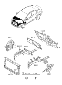 641010U000-PANEL COMPL-RADIATOR SUPT