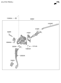 32820F0200-Arm assy-clutch