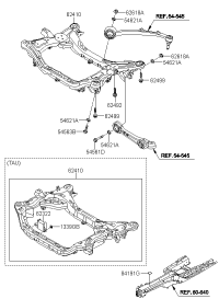 624103N163-CROSSMEMBER ASSY-FR