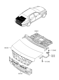 692003N400-Board assy-luggage