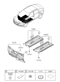 84225F9000-Lid assy., r. lwr