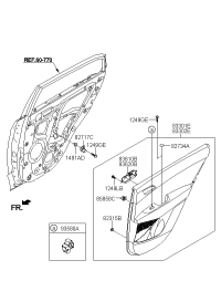 83308C9010TCD-PANEL ASSY-REAR DOOR TRIM,RH