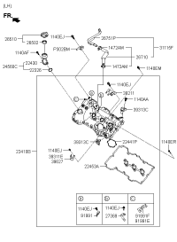 224103CGA4-COVER ASSY-ROCKER LH
