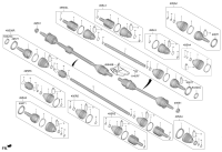 49500BU200-JOINT ASSY-CV LH