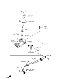 43700D0110-LEVER ASSY-MTM