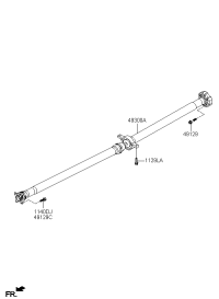 49300B8130-SHAFT ASSY-PROPELLER